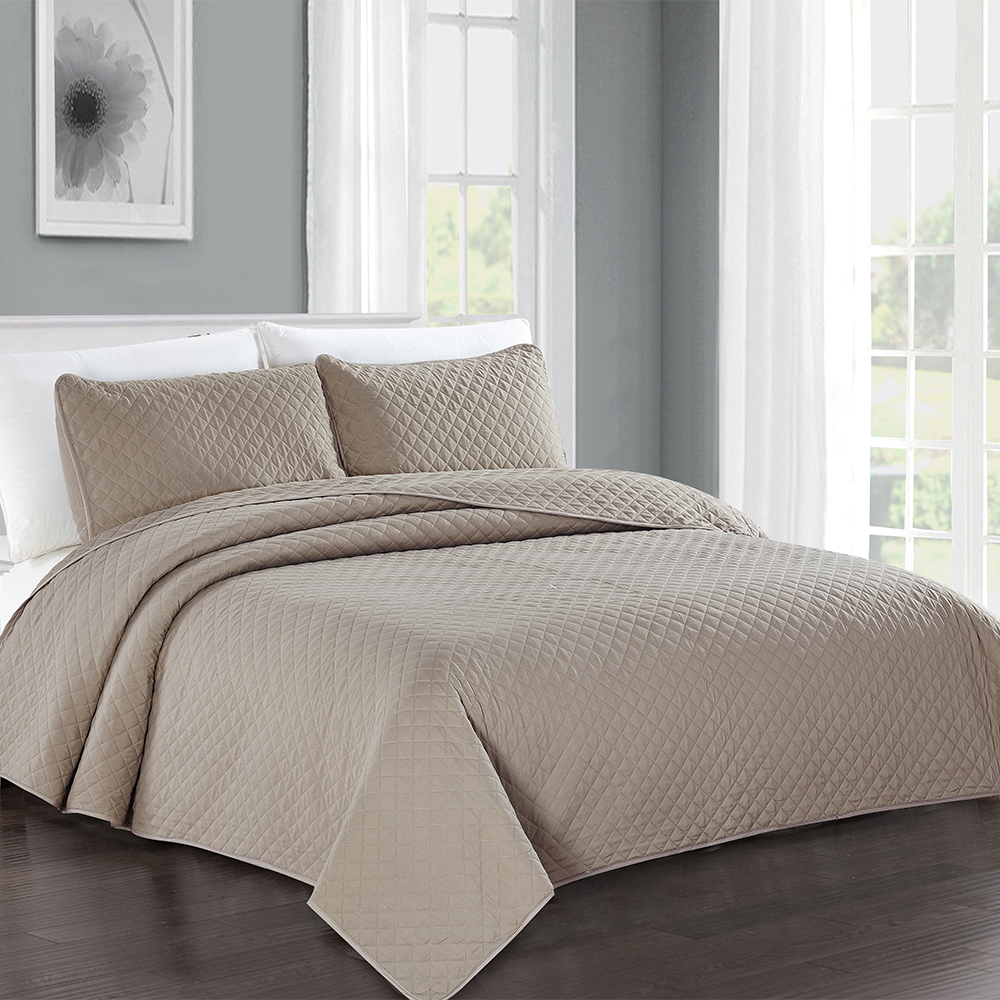 99.99 ٪ پلی استر جامد 3 رایانه در پوشش تختخواب لحاف